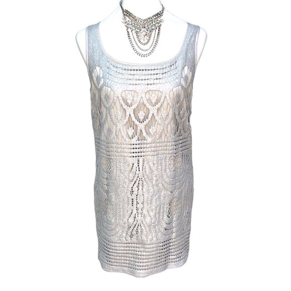 Lilly Pulitzer Arlington Silver Shift Dress - Picture 2 of 8